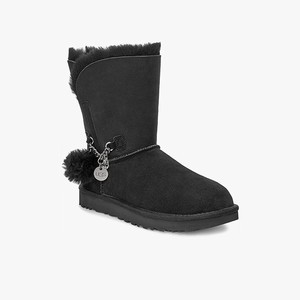 Ugg Classic Mini Charms Women Classic Boots Black (5247TYRQL)